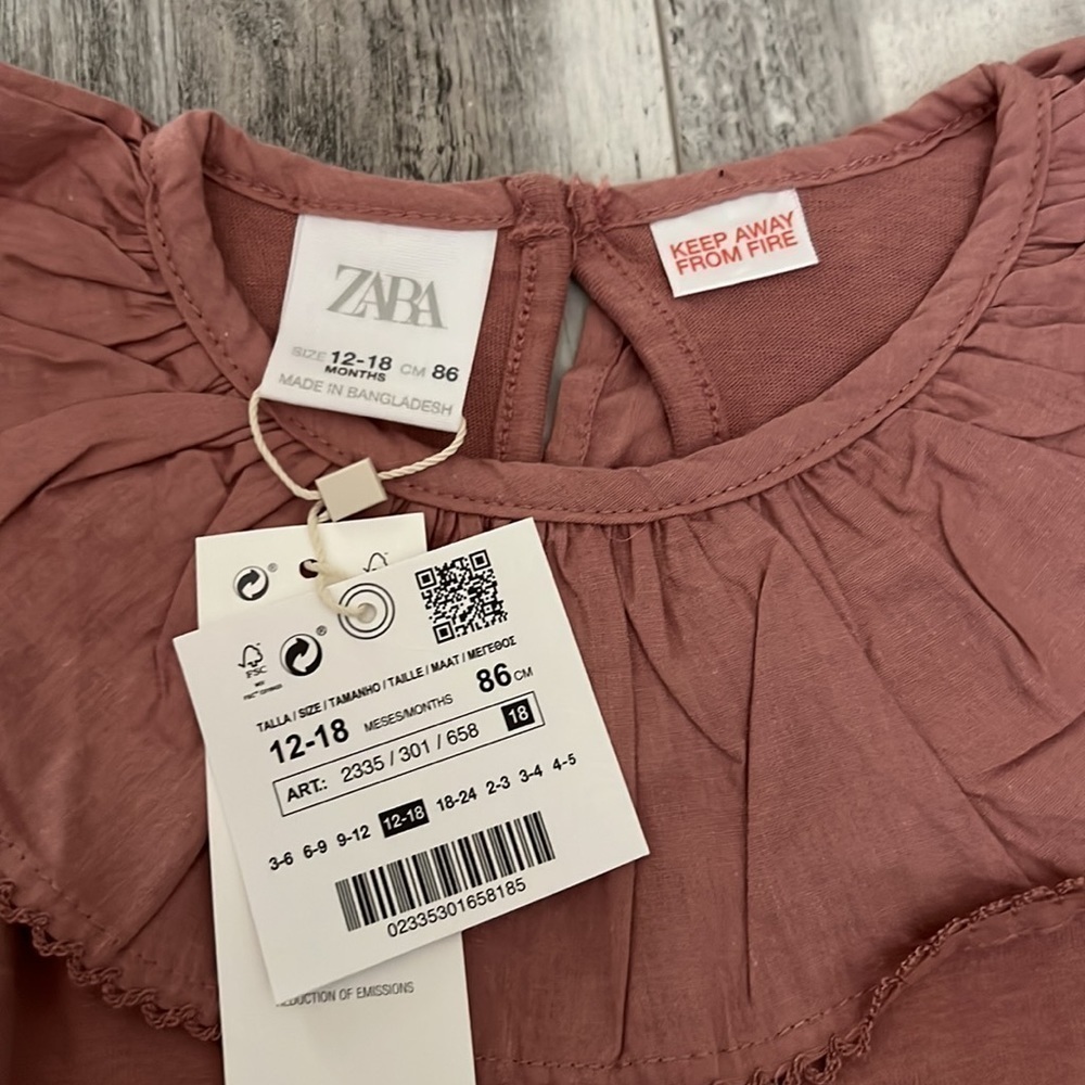 Zara Bib Collar Oversized Blouse - Picture 5 of 9